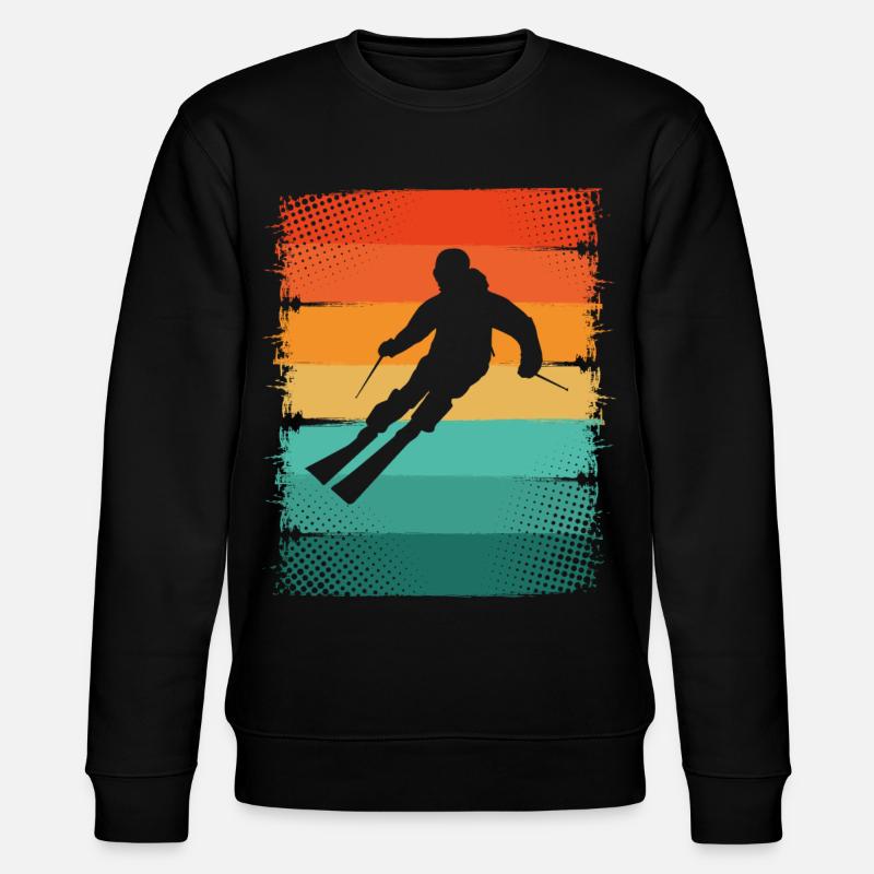 Ski - Stanley/Stella Unisex Bio-Sweatshirt CHANGER  - Schwarz