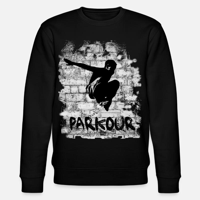 Parkour - Stanley/Stella Unisex Bio-Sweatshirt CHANGER - Schwarz
