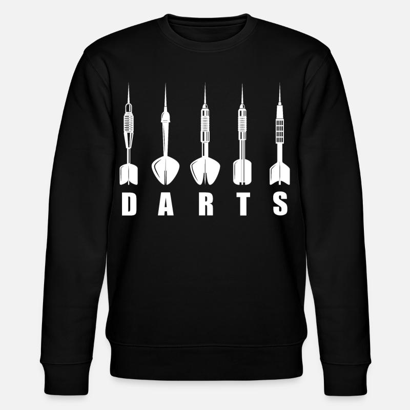 Dart Dartpfeil Darts logo - Stanley/Stella Unisex Bio-Sweatshirt CHANGER  - Schwarz