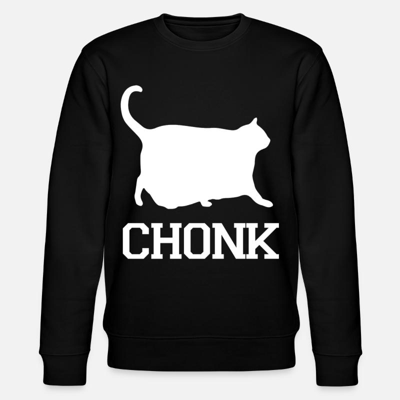 Chat chonk - Sweat bio CHANGER Stanley/Stella Unisexe - noir