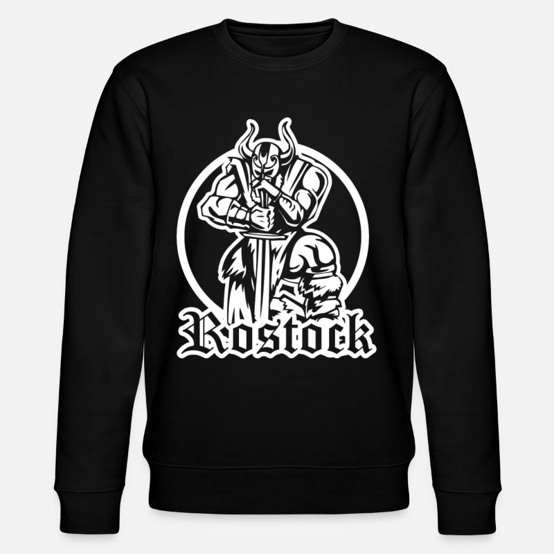 Rostocker Wikinger - Stanley/Stella Unisex Bio-Sweatshirt CHANGER  - Schwarz