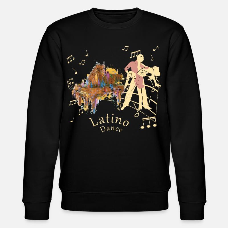 Latino Tänzer - Stanley/Stella Unisex Bio-Sweatshirt CHANGER  - Schwarz