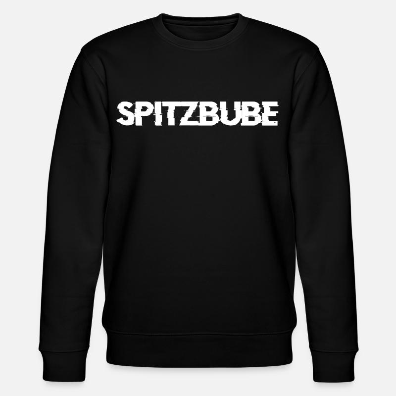 Spitzbube - Stanley/Stella Unisex Bio-Sweatshirt CHANGER  - Schwarz