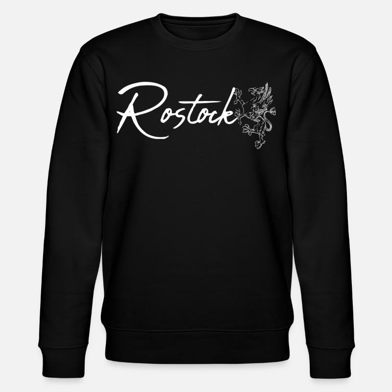 Lettrage Rostock avec Greif - Sweat bio CHANGER Stanley/Stella Unisexe - noir