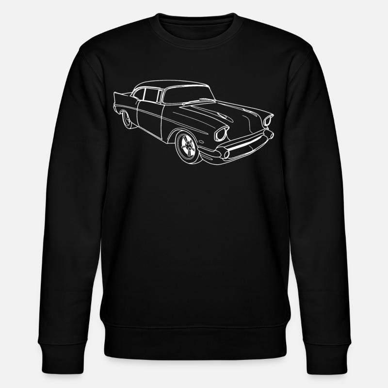 Altes amerikanisches Auto - Stanley/Stella Unisex Bio-Sweatshirt CHANGER  - Schwarz