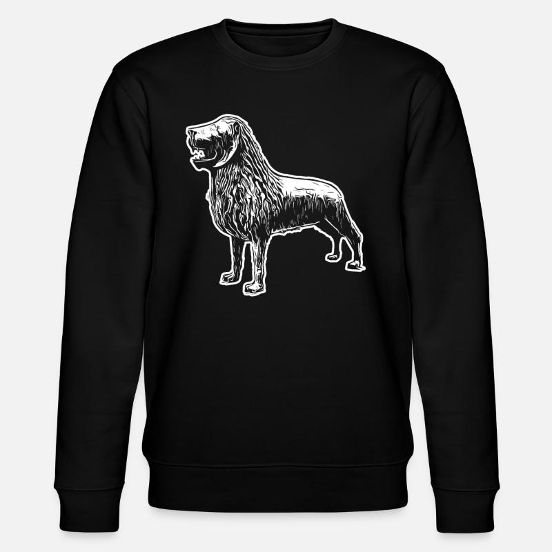 Braunschweiger Löwe - Stanley/Stella Unisex Bio-Sweatshirt CHANGER  - Schwarz