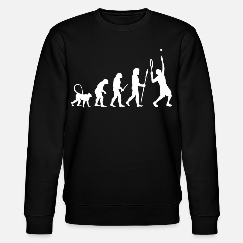 Tennis Evolution - Stanley/Stella Unisex Bio-Sweatshirt CHANGER  - Schwarz