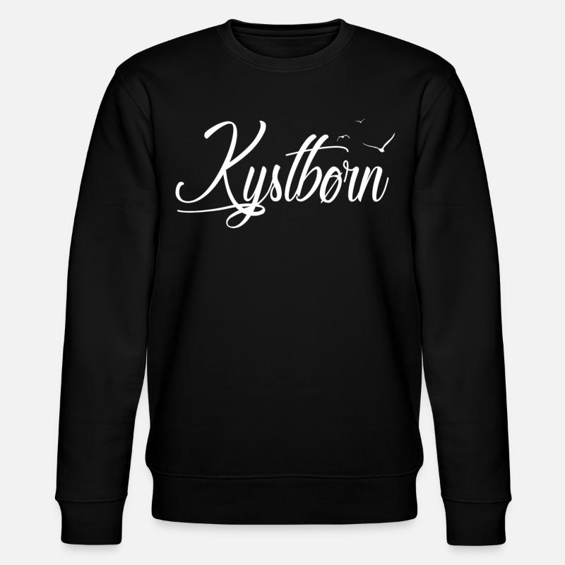 Kystbørn - Enfant côtier - Sweat bio CHANGER Stanley/Stella Unisexe - noir