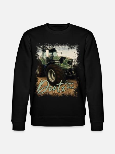 Deutz Traktor Kraftpaket - Traktor Power Pack - Stanley/Stella økologisk unisex-sweatshirt CHANGER  - sort
