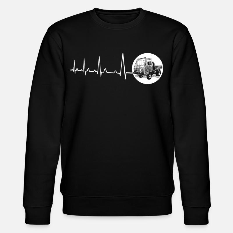 Herzschlag - Multicar M25 - Stanley/Stella Unisex Bio-Sweatshirt CHANGER  - Schwarz