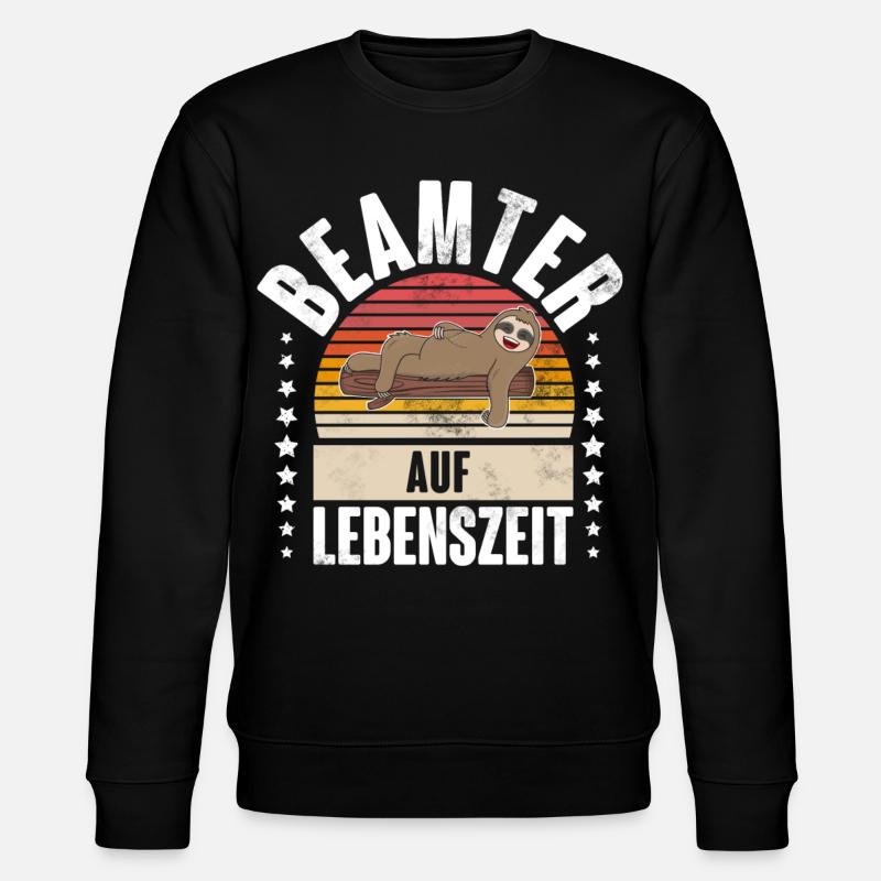 Beamter - Stanley/Stella Unisex Bio-Sweatshirt CHANGER  - Schwarz