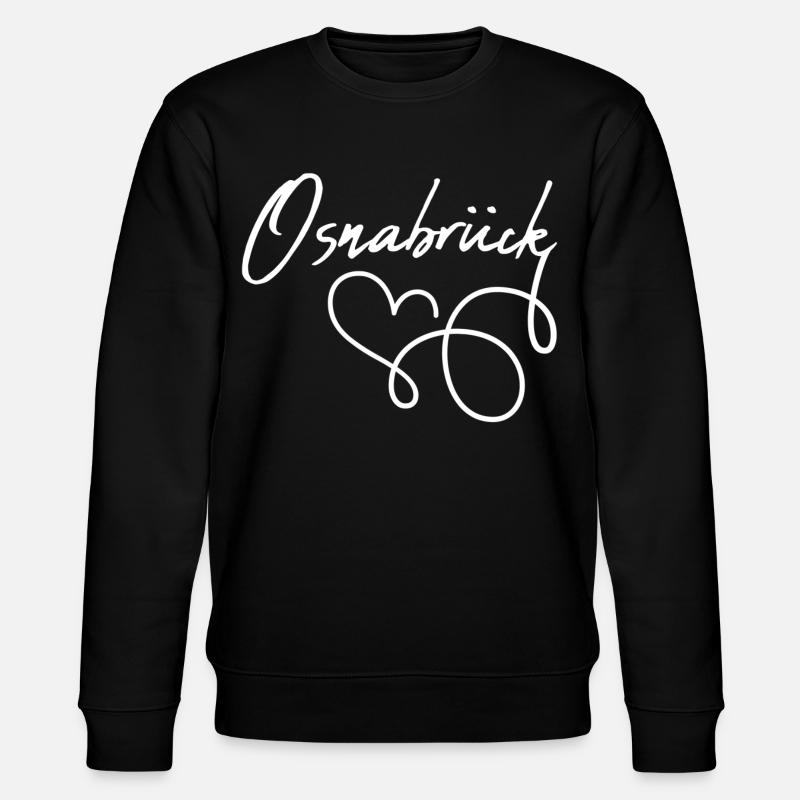 Osnabrück - Stanley/Stella Unisex Bio-Sweatshirt CHANGER  - Schwarz