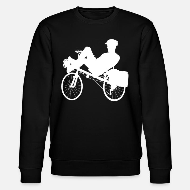 Liegerad - Stanley/Stella Unisex Bio-Sweatshirt CHANGER  - Schwarz