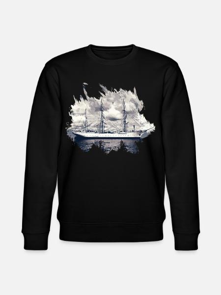 Gorch Fock Sailing Ship - Stanley/Stella CHANGER Unisex Organic Sweatshirt - black