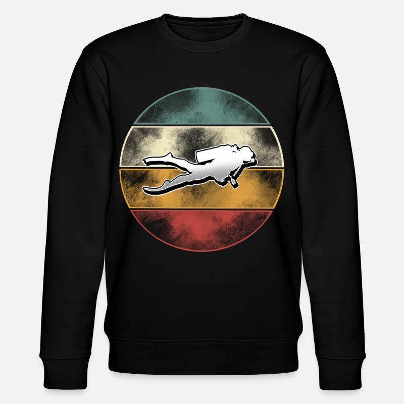 Plongeurs Plongée - Sweat bio CHANGER Stanley/Stella Unisexe - noir