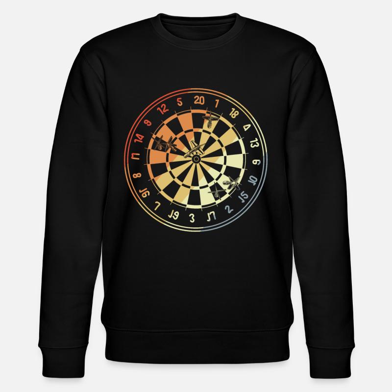 Dartboard - Stanley/Stella Unisex Bio-Sweatshirt CHANGER  - Schwarz