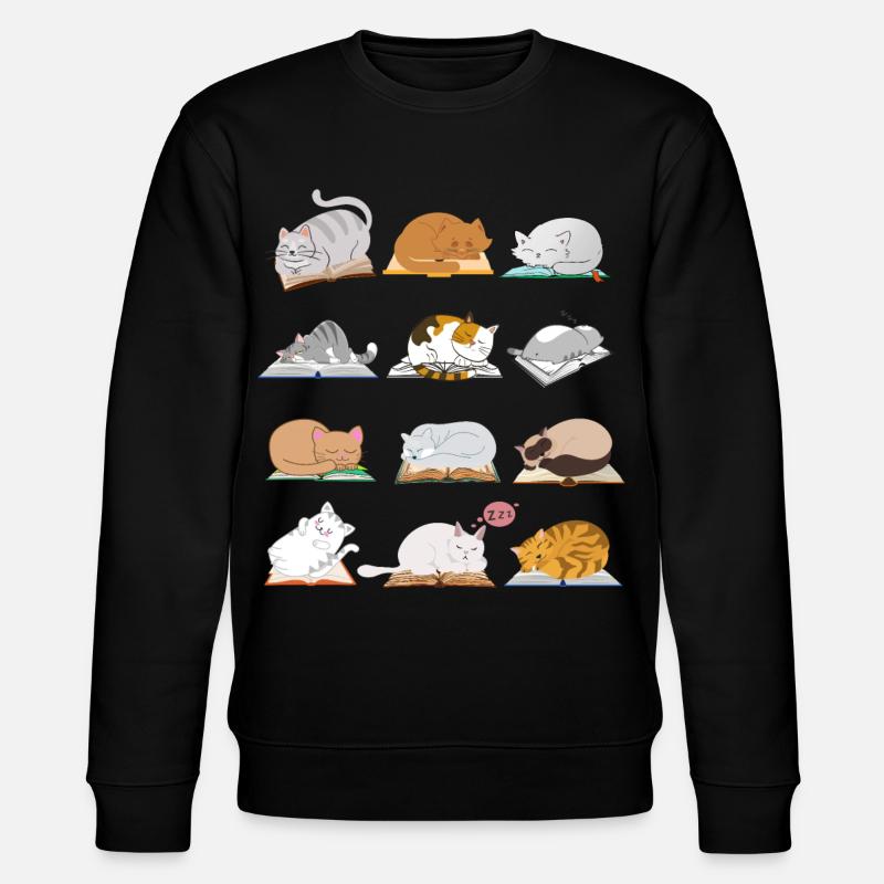 Collection de chats de lecture - Sweat bio CHANGER Stanley/Stella Unisexe - noir