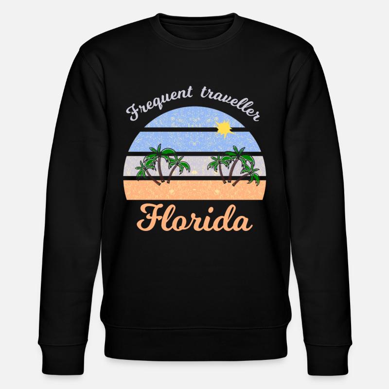 Urlaub in Florida - Stanley/Stella Unisex Bio-Sweatshirt CHANGER  - Schwarz