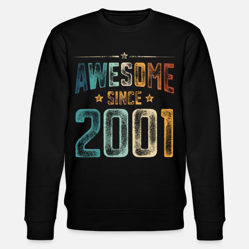 2001 Naissance Année de naissance - Sweat bio CHANGER Stanley/Stella Unisexe - noir