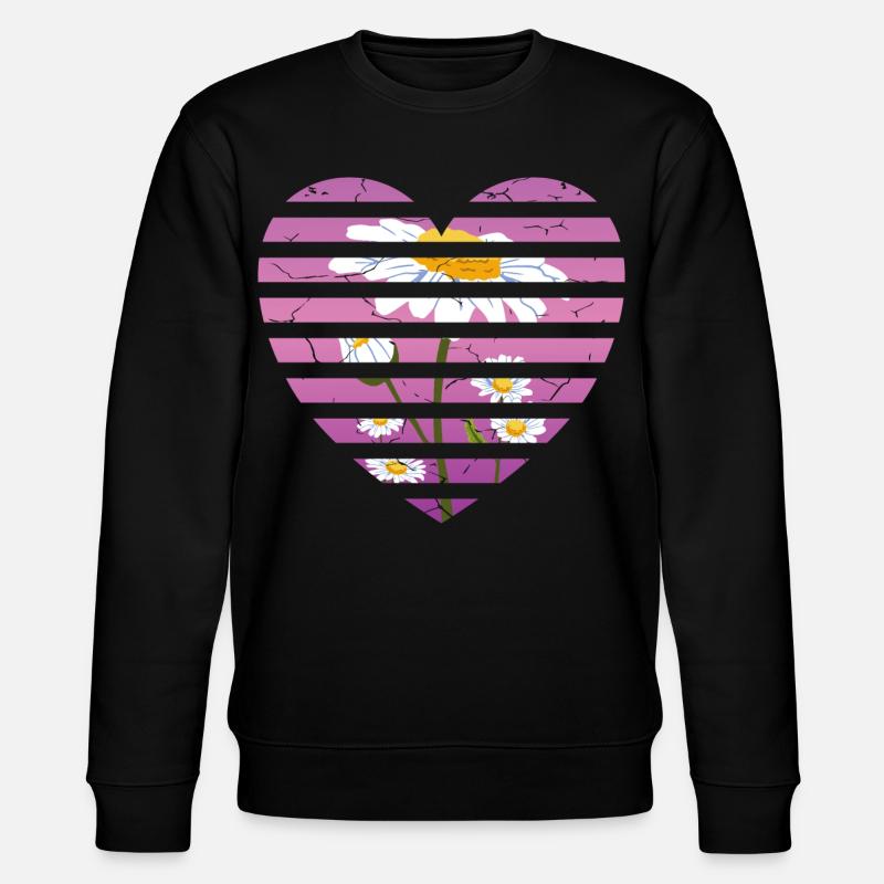 Ich Liebe Sonnenblumen - Stanley/Stella Unisex Bio-Sweatshirt CHANGER - Schwarz