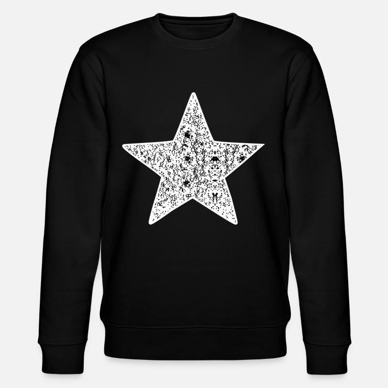 Der Stern der Nacht - Stanley/Stella Unisex Bio-Sweatshirt CHANGER  - Schwarz