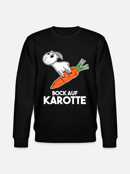 Karotte Ziege Ziegenbock - Stanley/Stella Unisex Bio-Sweatshirt CHANGER - Schwarz