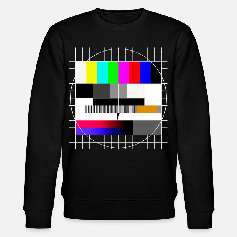 Image de test TV 90s Party 80s Retro 90s - Sweat bio CHANGER Stanley/Stella Unisexe - noir