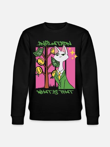 Inflation what is it? - Stanley/Stella CHANGER Unisex Organic Sweatshirt - black