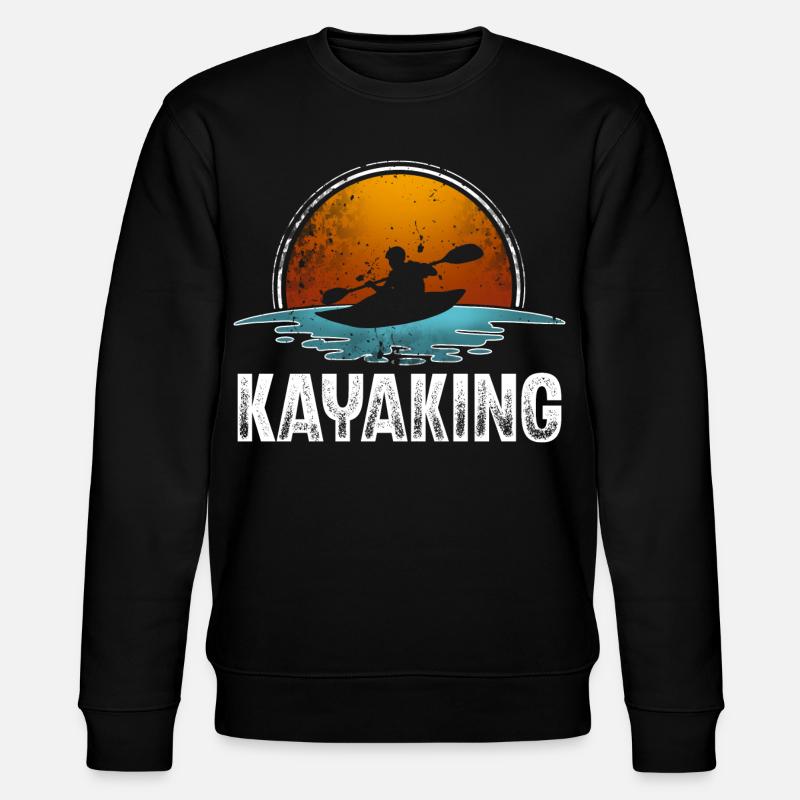 Kajak Kajakfahrer Kajaker - Stanley/Stella Unisex Bio-Sweatshirt CHANGER  - Schwarz