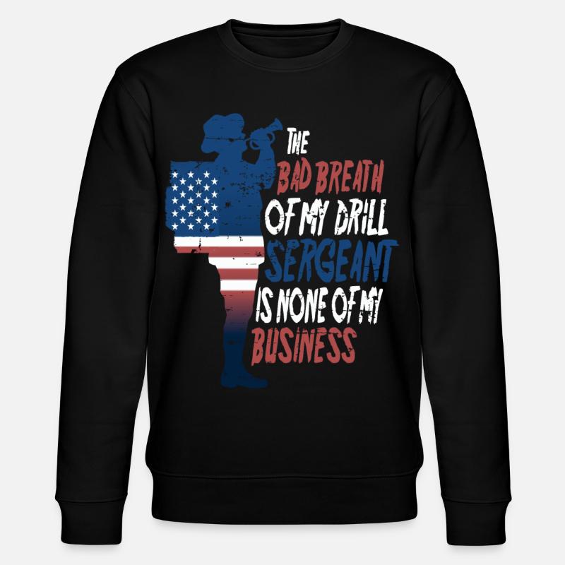 Drill Sergeant - Stanley/Stella CHANGER Unisex Organic Sweatshirt - black