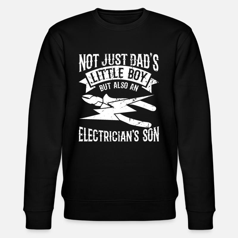 Electrical engineer son - Stanley/Stella CHANGER Unisex Organic Sweatshirt - black