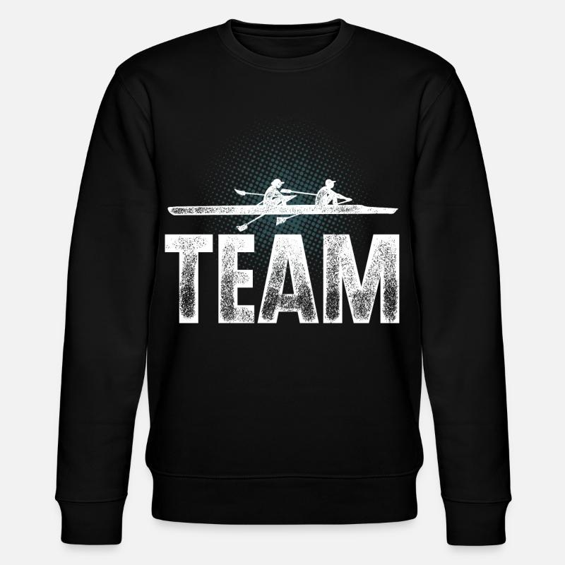 Rudern Ruderer Ruderboot Team - Stanley/Stella Unisex Bio-Sweatshirt CHANGER - Schwarz