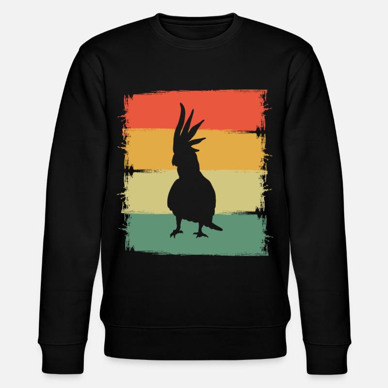 Kakadu - Stanley/Stella Unisex Bio-Sweatshirt CHANGER  - Schwarz