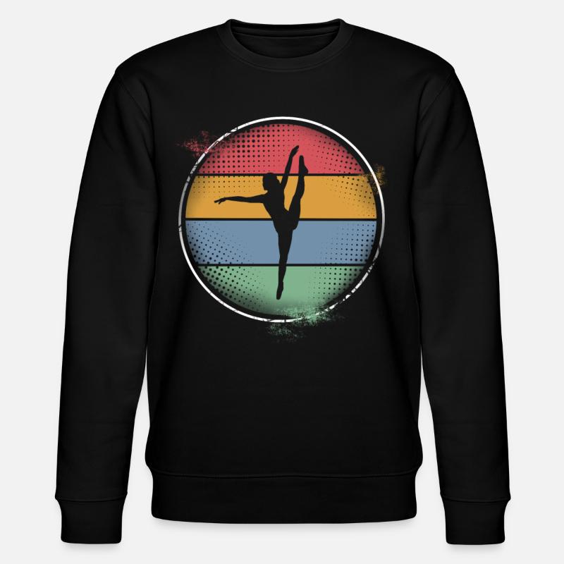 Ballett Balerina - Stanley/Stella Unisex Bio-Sweatshirt CHANGER  - Schwarz