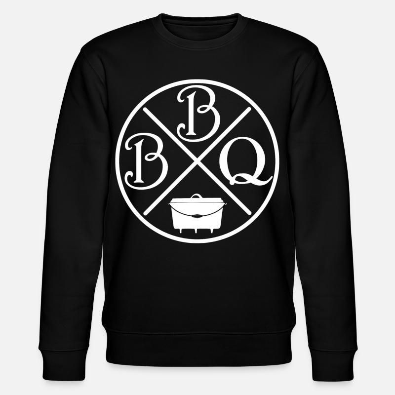 BBQ - Dutch Oven - Stanley/Stella Unisex Bio-Sweatshirt CHANGER  - Schwarz