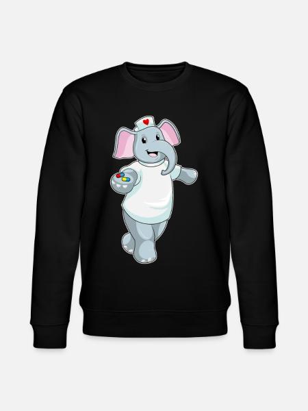 Médecine infirmière éléphant - Sweat bio CHANGER Stanley/Stella Unisexe - noir