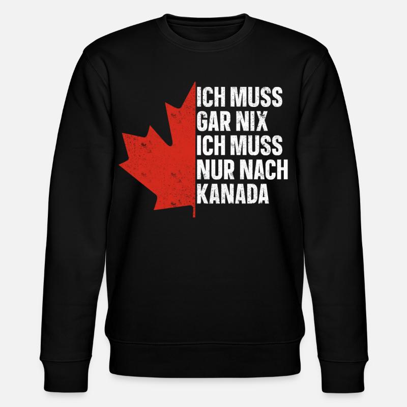 Kanada - Stanley/Stella Unisex Bio-Sweatshirt CHANGER - Schwarz