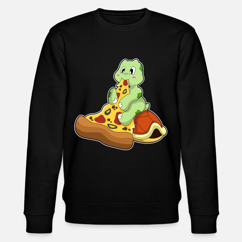 Pizza Tortue - Sweat bio CHANGER Stanley/Stella Unisexe - noir