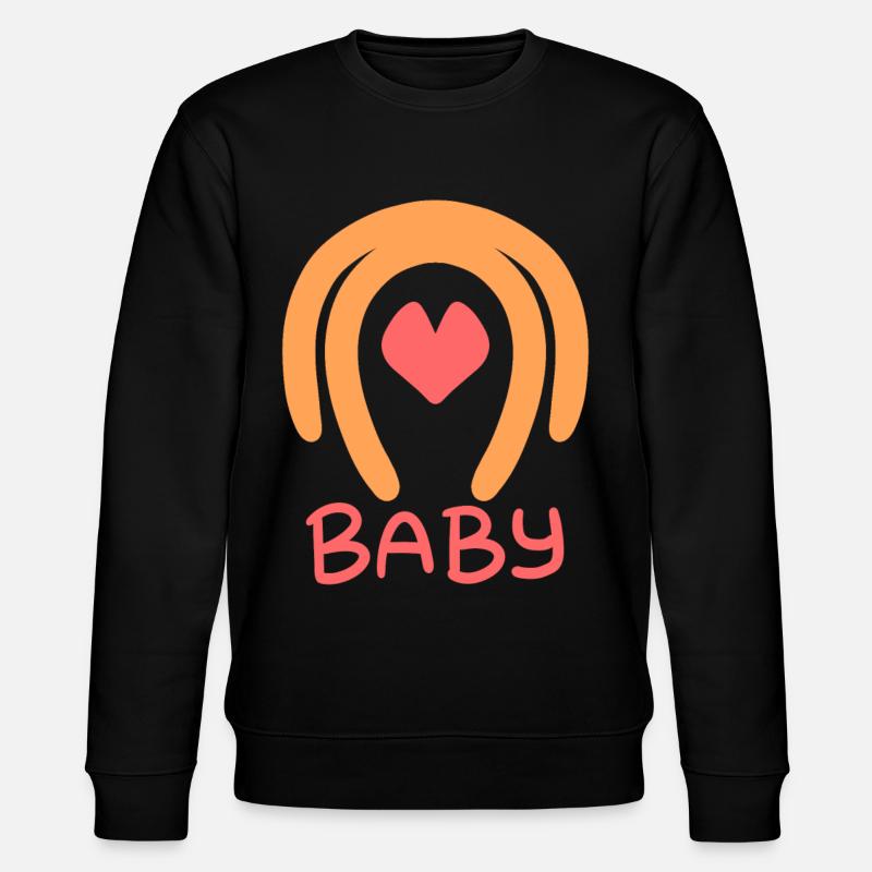Baby - Stanley/Stella CHANGER Unisex Organic Sweatshirt - black