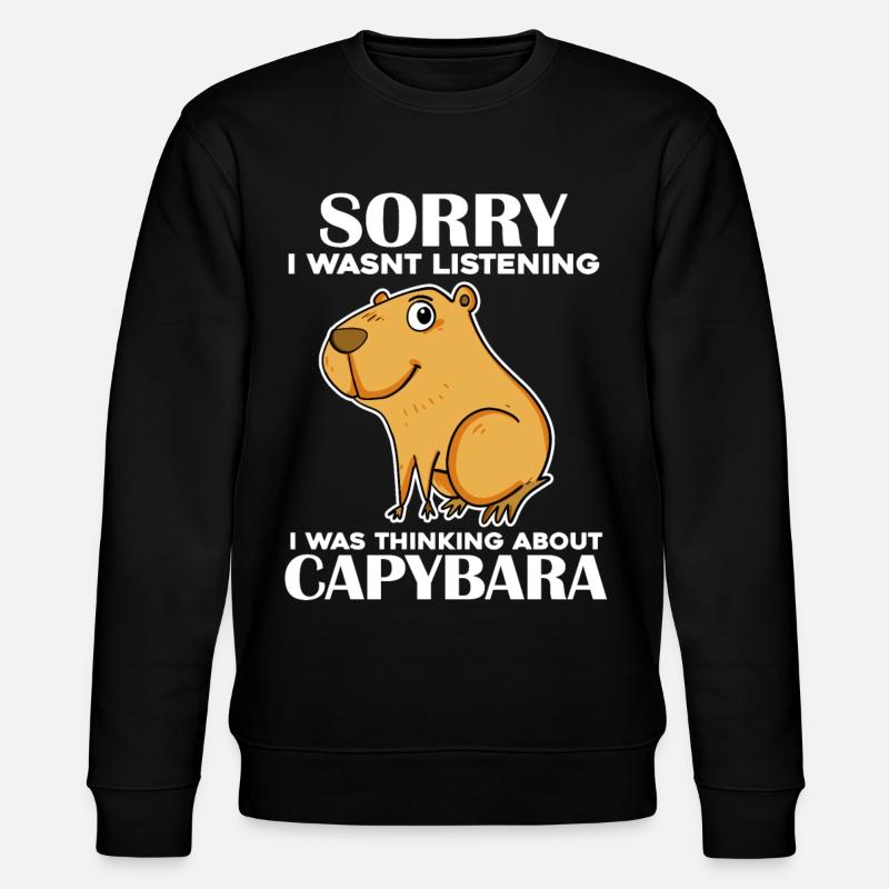 Capybara - Sweat bio CHANGER Stanley/Stella Unisexe - noir