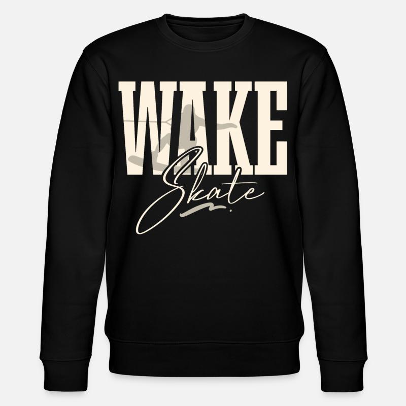 Wakeskate Wakeskating Wakeskater Wakeboard - Sweat bio CHANGER Stanley/Stella Unisexe - noir