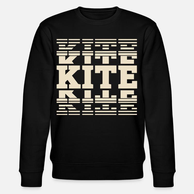 Kitesurfen Kitesurf Kitesurfer Kiteboard - Stanley/Stella CHANGER Unisex Organic Sweatshirt - black