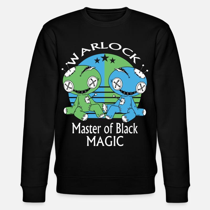 Warlock, Voodoo Doll - Stanley/Stella CHANGER Unisex Organic Sweatshirt - black