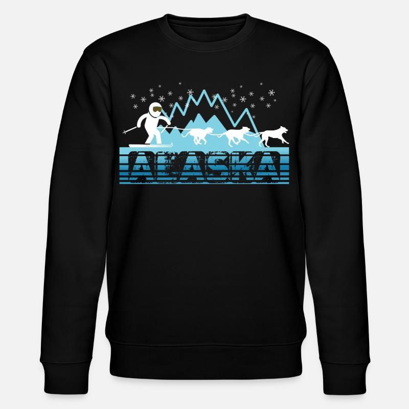 Alaska - Stanley/Stella Unisex Bio-Sweatshirt CHANGER - Schwarz