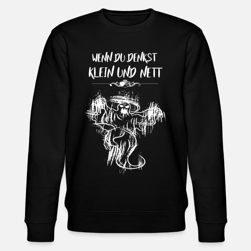Klein und nett Geist - Stanley/Stella Unisex Bio-Sweatshirt CHANGER - Schwarz