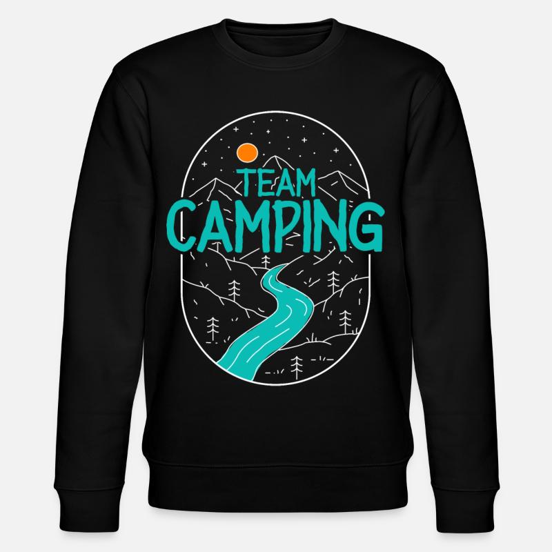 Équipe Camping Camper Campen - Sweat bio CHANGER Stanley/Stella Unisexe - noir