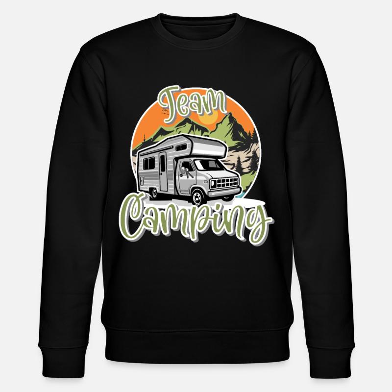 Équipe Camping Camper Campen - Sweat bio CHANGER Stanley/Stella Unisexe - noir