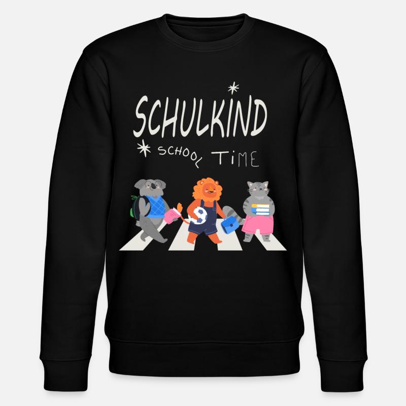 Schulanfang - Stanley/Stella Unisex Bio-Sweatshirt CHANGER  - Schwarz