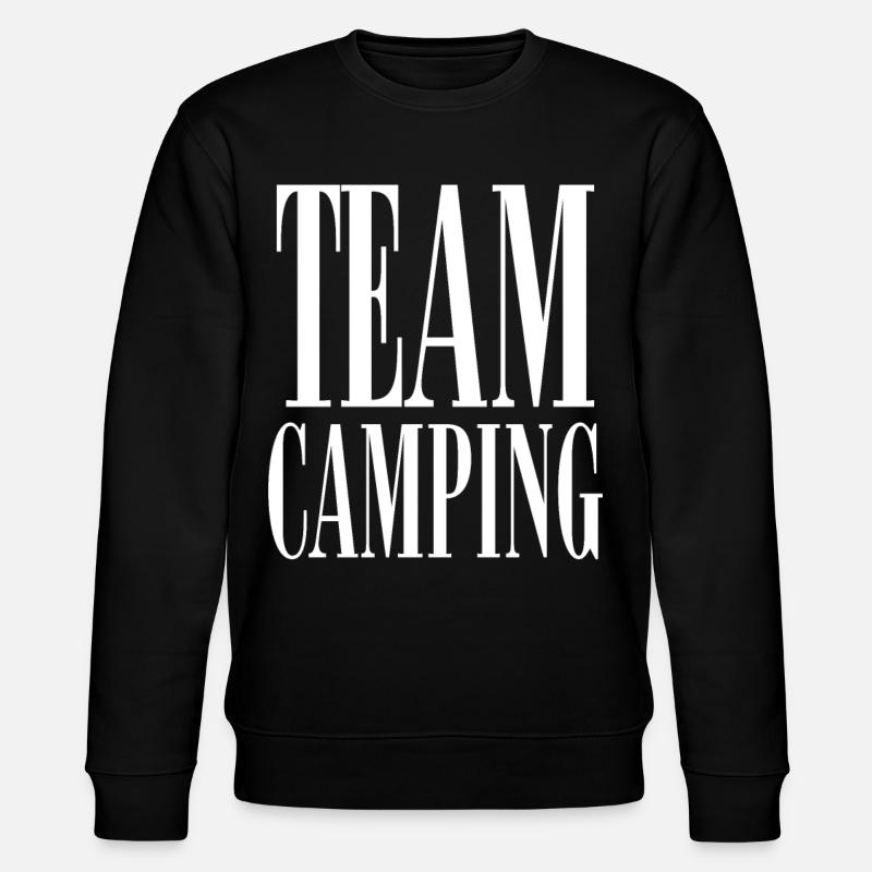 Camping Team Campen Camper - Stanley/Stella Unisex Bio-Sweatshirt CHANGER  - Schwarz