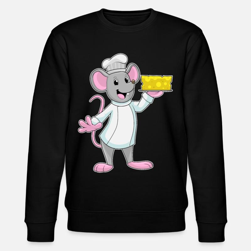 Mouse Cook Cheese Cooking - Sweat bio CHANGER Stanley/Stella Unisexe - noir